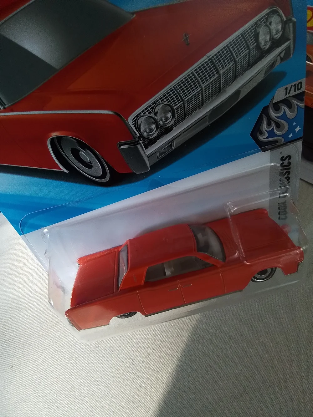 Hot Wheels '64 Lincoln Continental Toy Car - Red